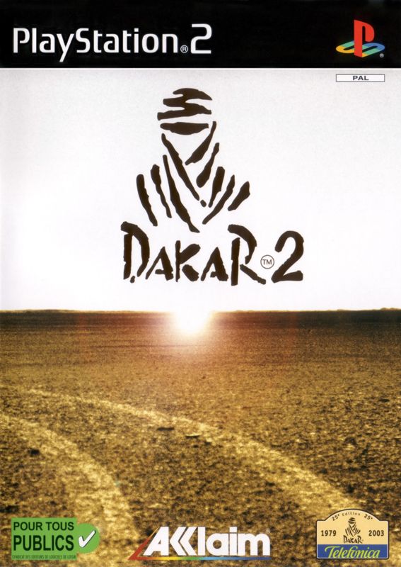 Dakar 2 box art for Playstation 2